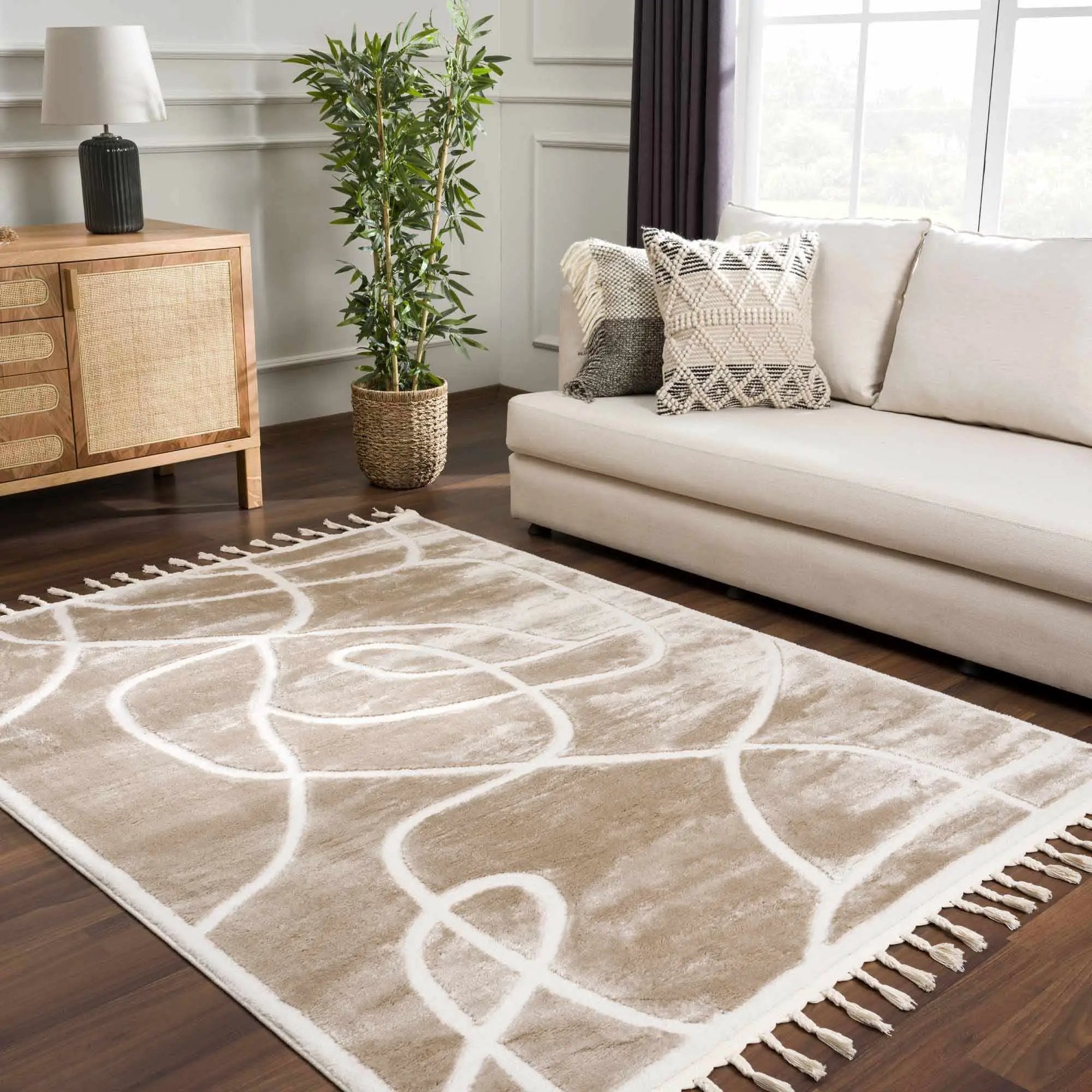 Azana Cream Area Rug - Clearance by Boutique Rugs