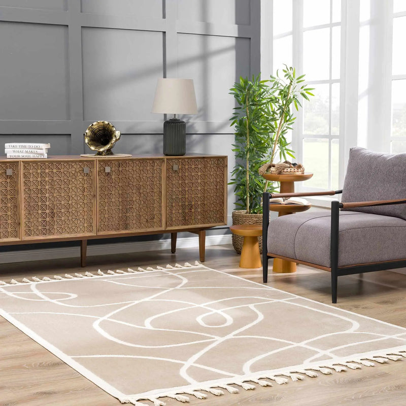 Azana Cream Area Rug - Clearance by Boutique Rugs