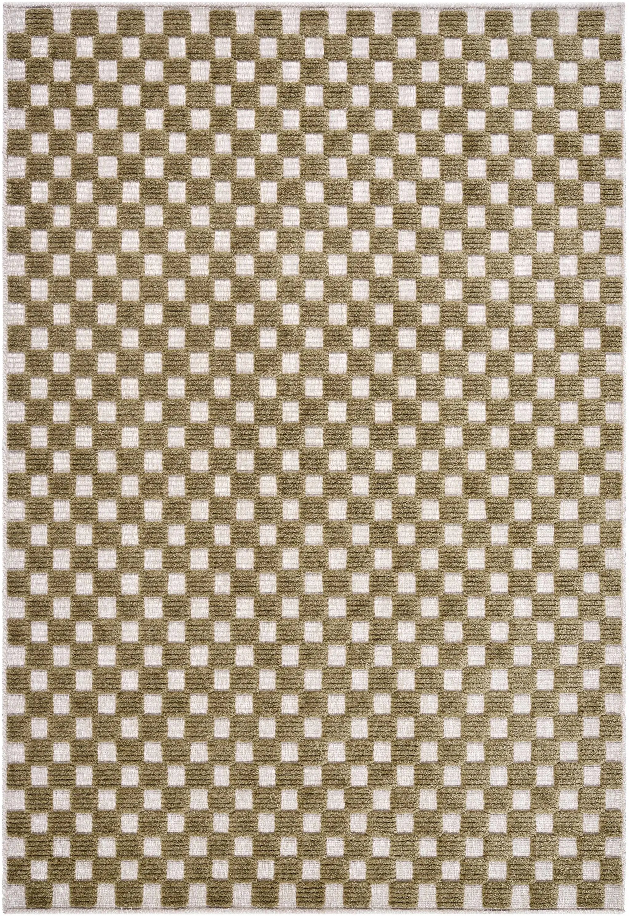 Anthea Olive Washable Area Rug by Boutique Rugs