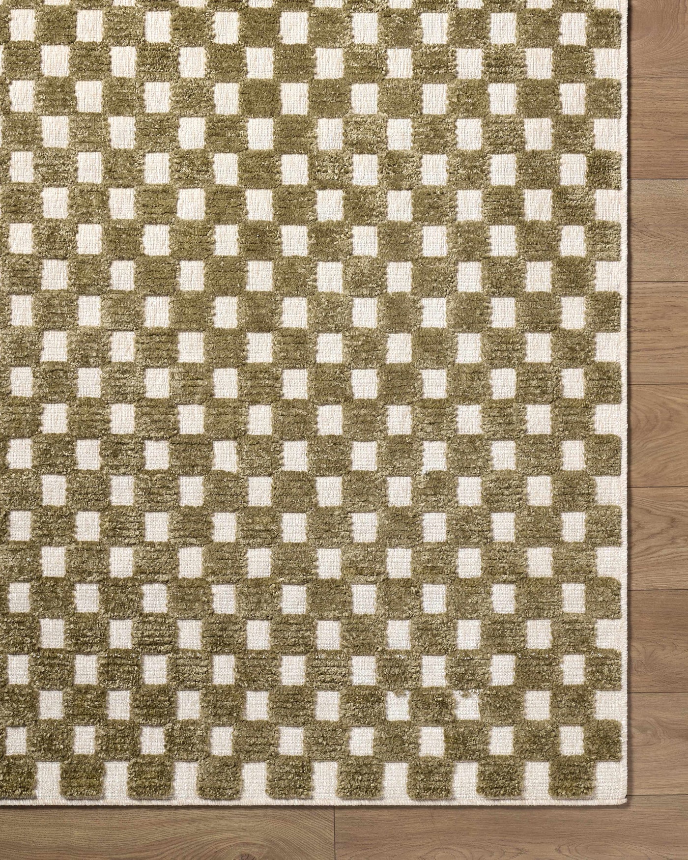 Anthea Olive Washable Area Rug by Boutique Rugs