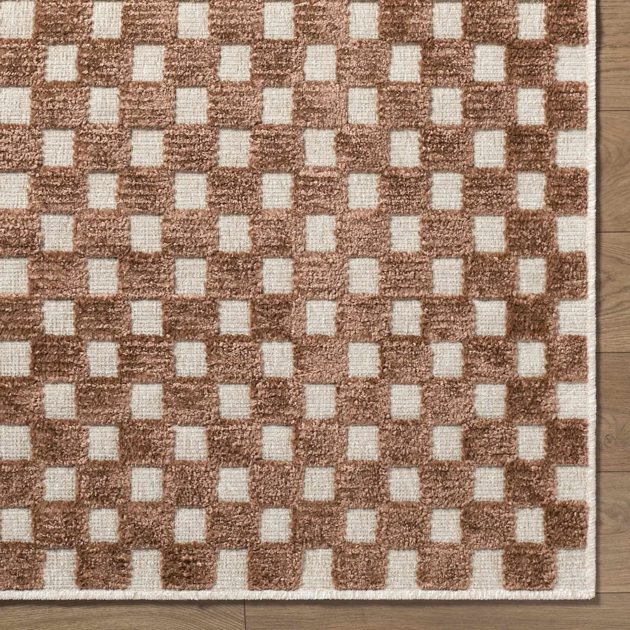 Anthea White Washable Area Rug by Boutique Rugs
