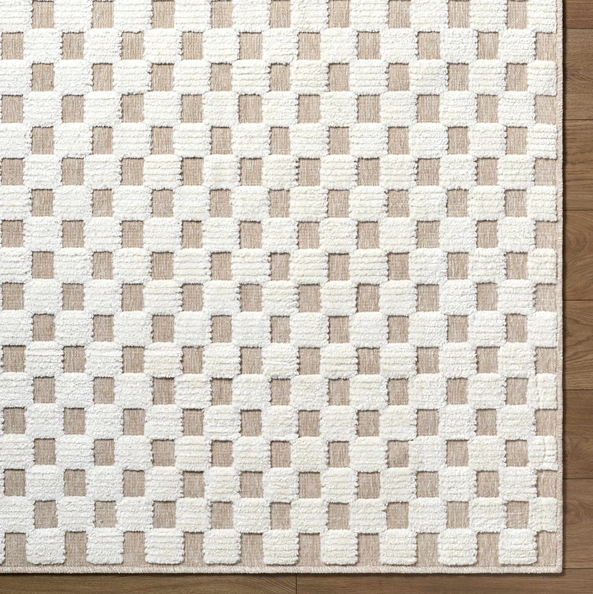 Anthea Light Gray Washable Area Rug by Boutique Rugs