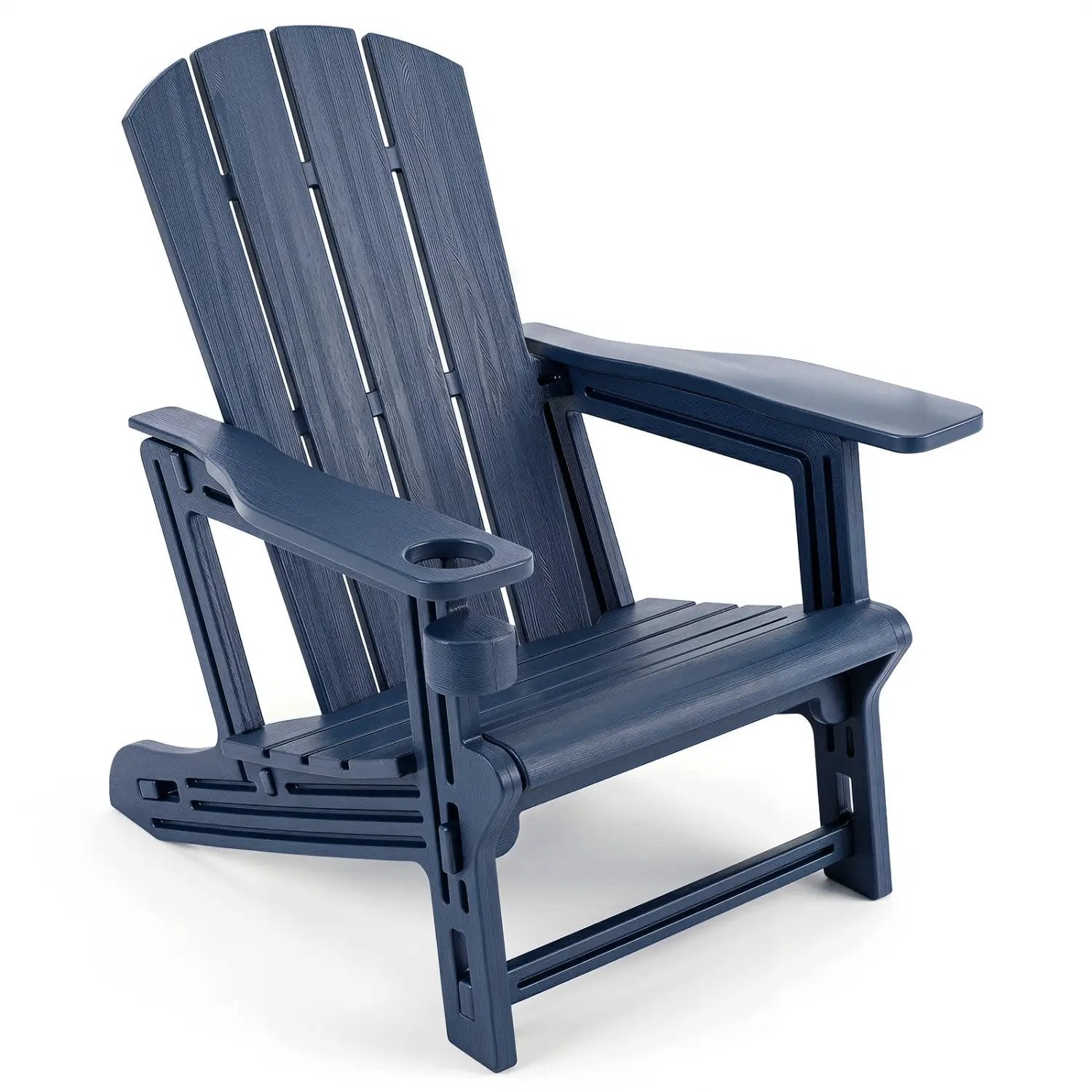 HDPE Adirondack Chair with Realistic Wood Grain by DirectDeals