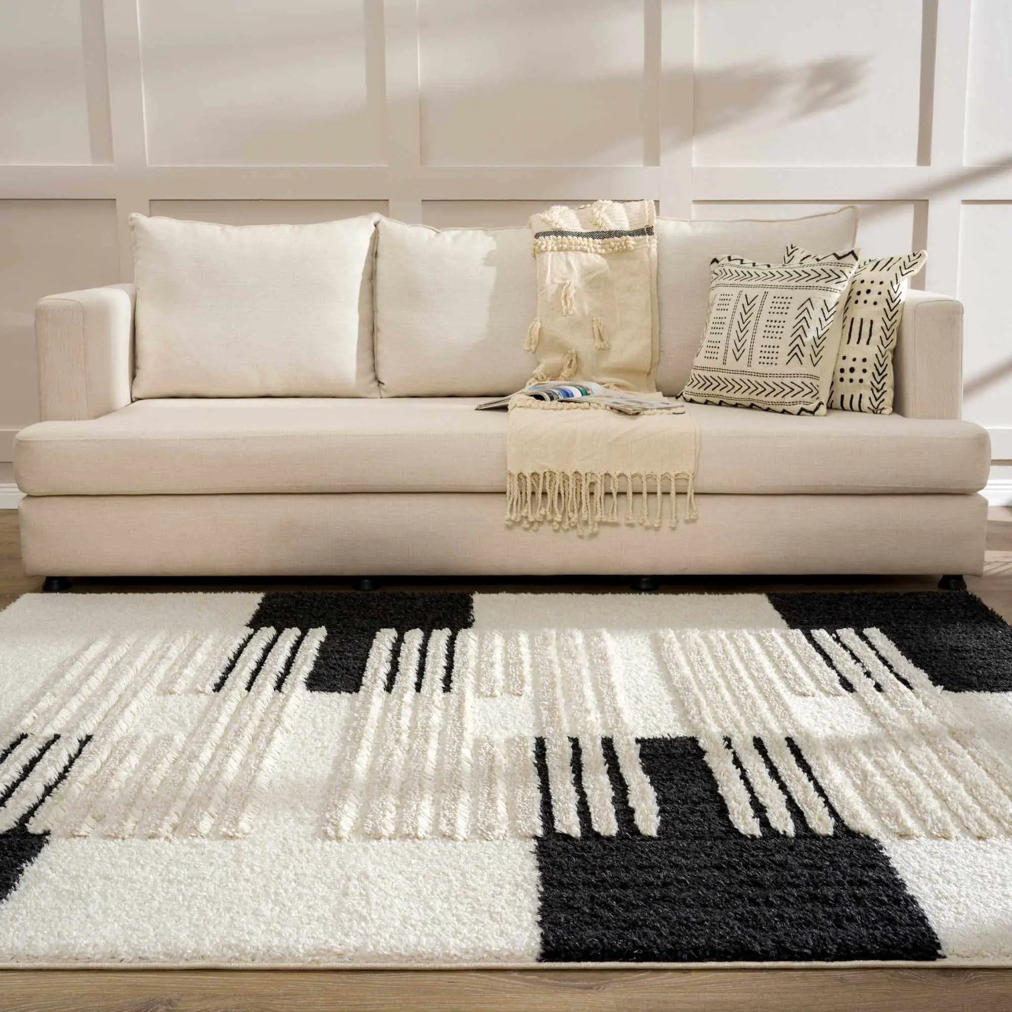 Astro Modern Shag Area Rug - Clearance by Boutique Rugs