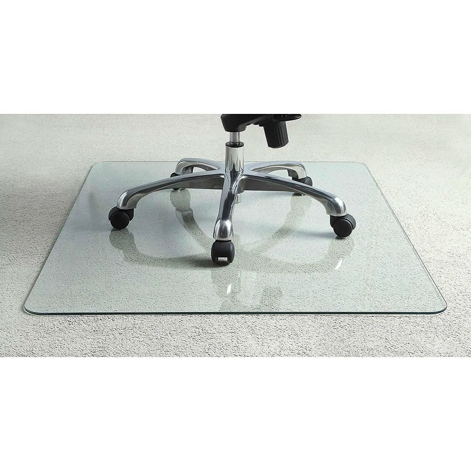 Heavy Duty 50 Inch Tempered Glass Chair Mat by HomePacific