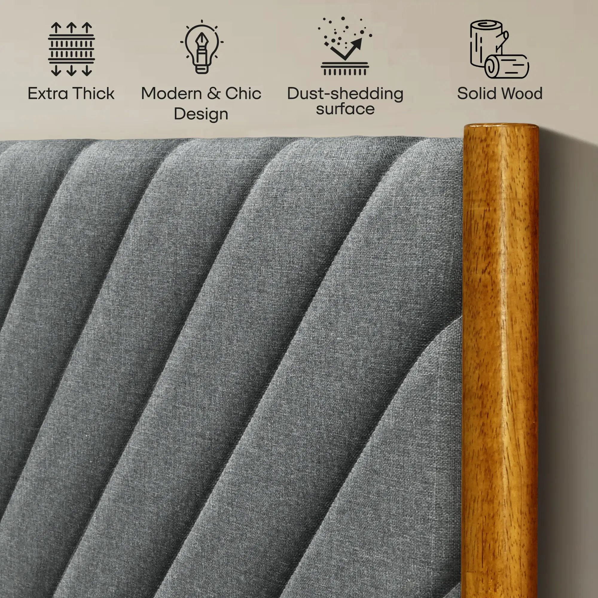 Astoria Solid Wood Bed Frame by Megsu