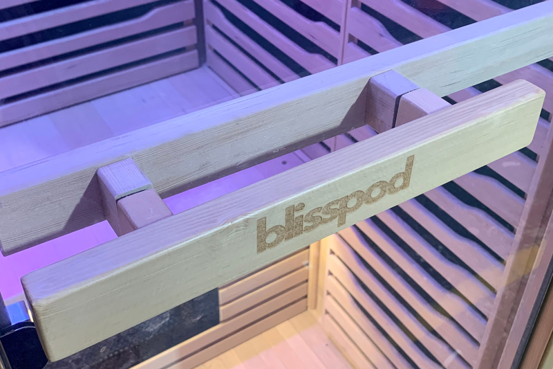 Blisspod | Helsinki | Full Spectrum Ultimate Indoor Sauna | Red Light Therapy | 2 Person, installed in a room