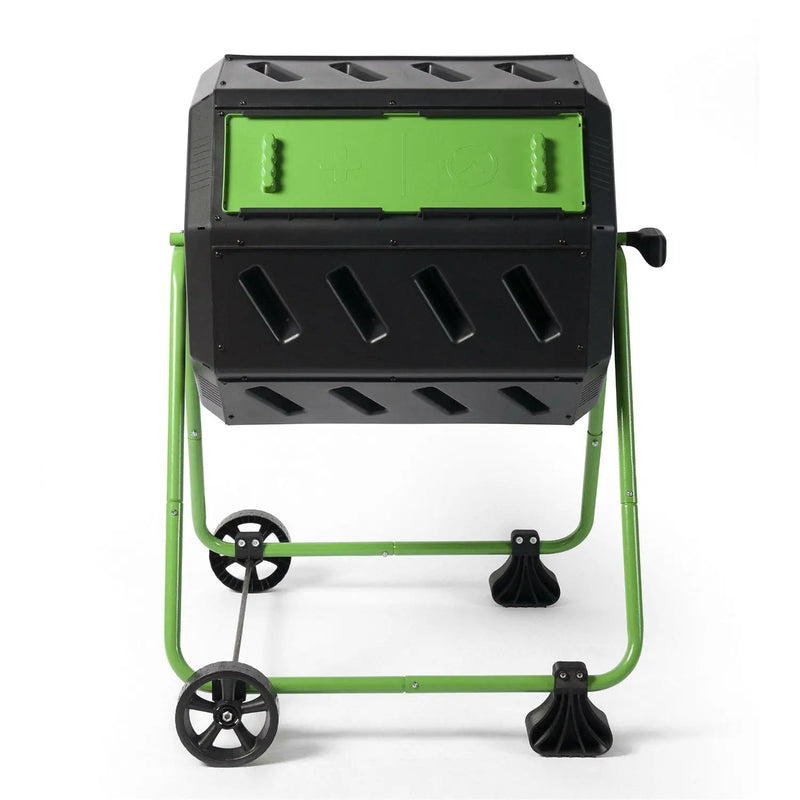 Tumbler 5-Cubic Ft Compost Bin for Home Composting with Heavy Duty Frame by HomePacific