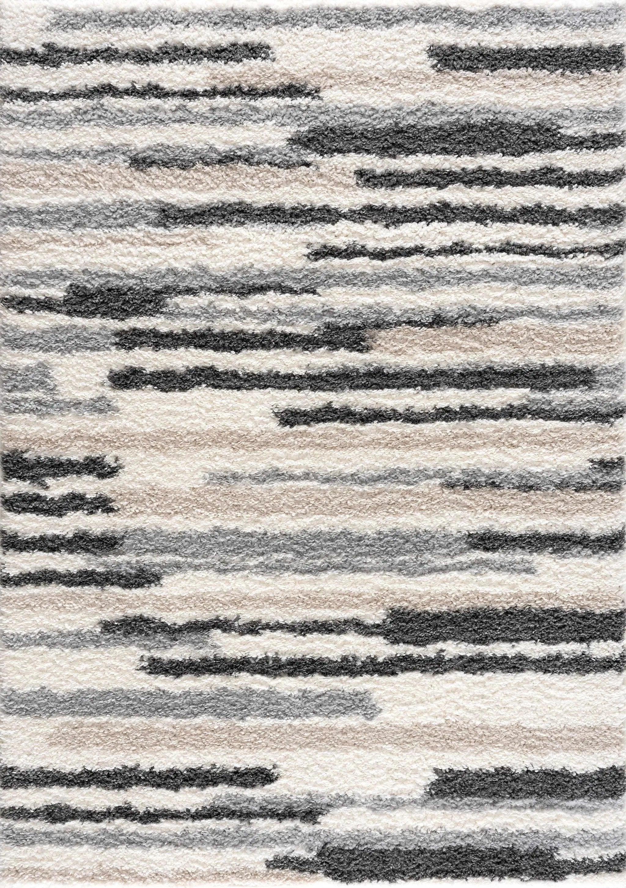 Zoya Irregular Striped Area Rug by Boutique Rugs