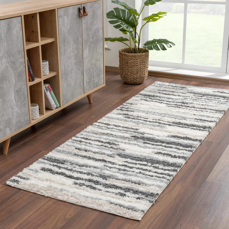 Zoya Irregular Striped Area Rug by Boutique Rugs