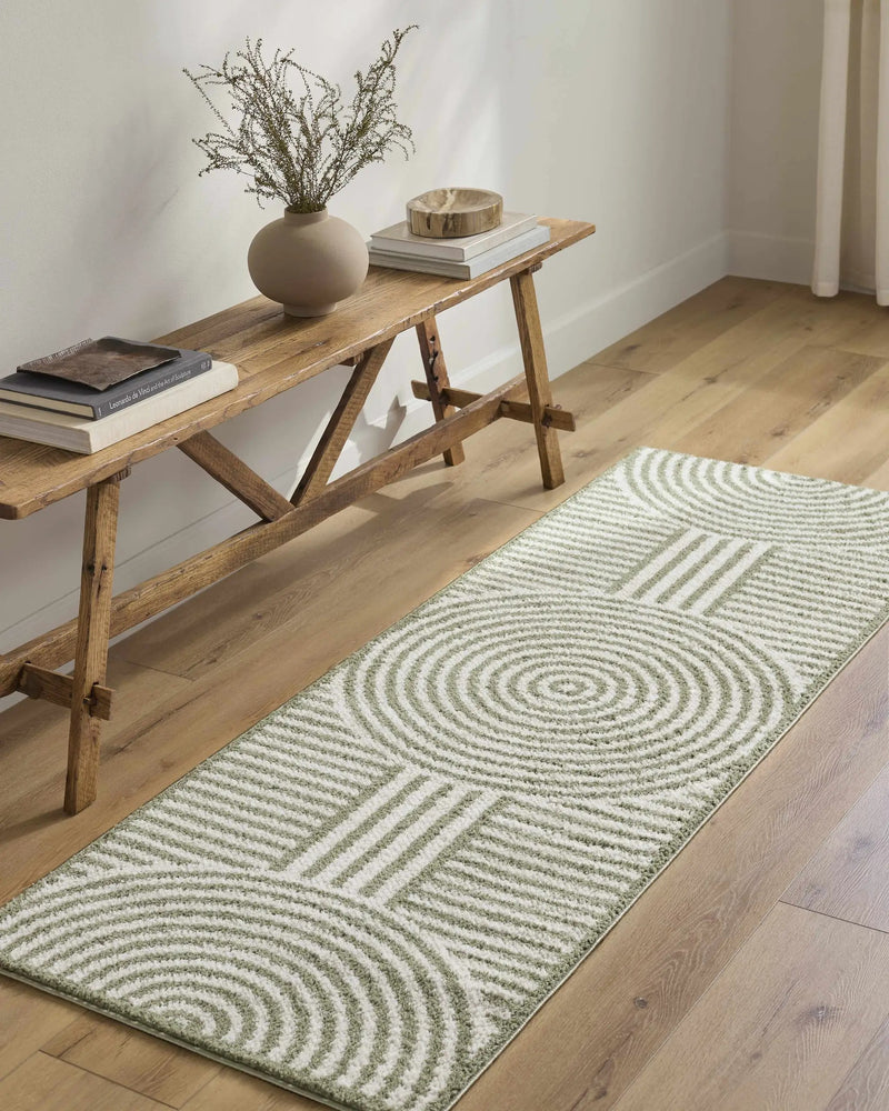 Allard Green Washable Area Rug by Boutique Rugs