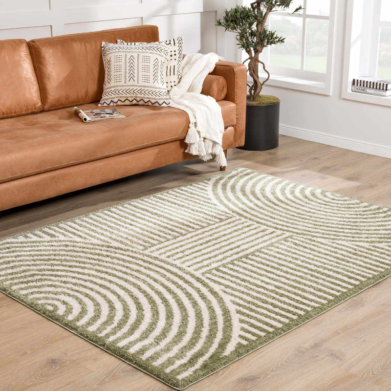 Allard Green Washable Area Rug by Boutique Rugs