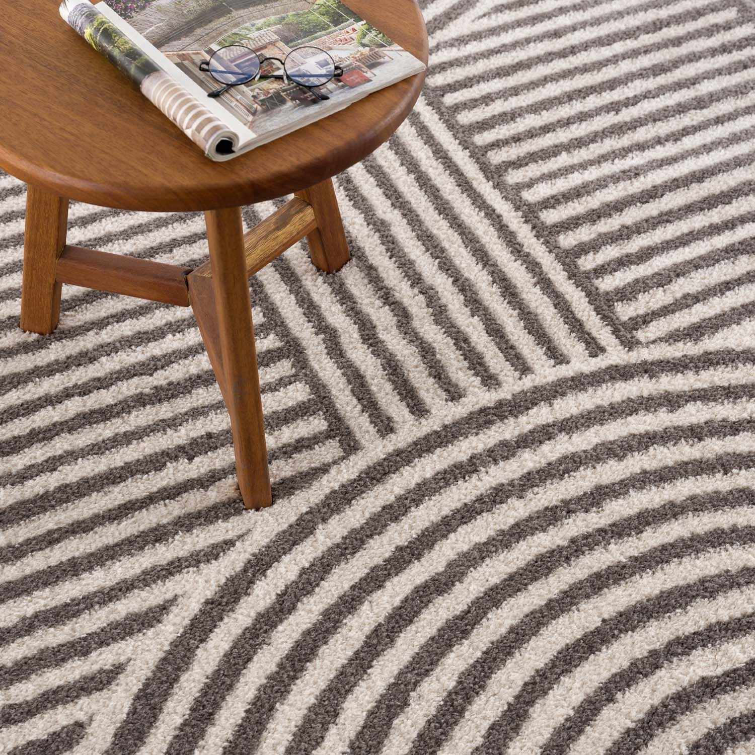 Allard Charcoal Washable Area Rug by Boutique Rugs