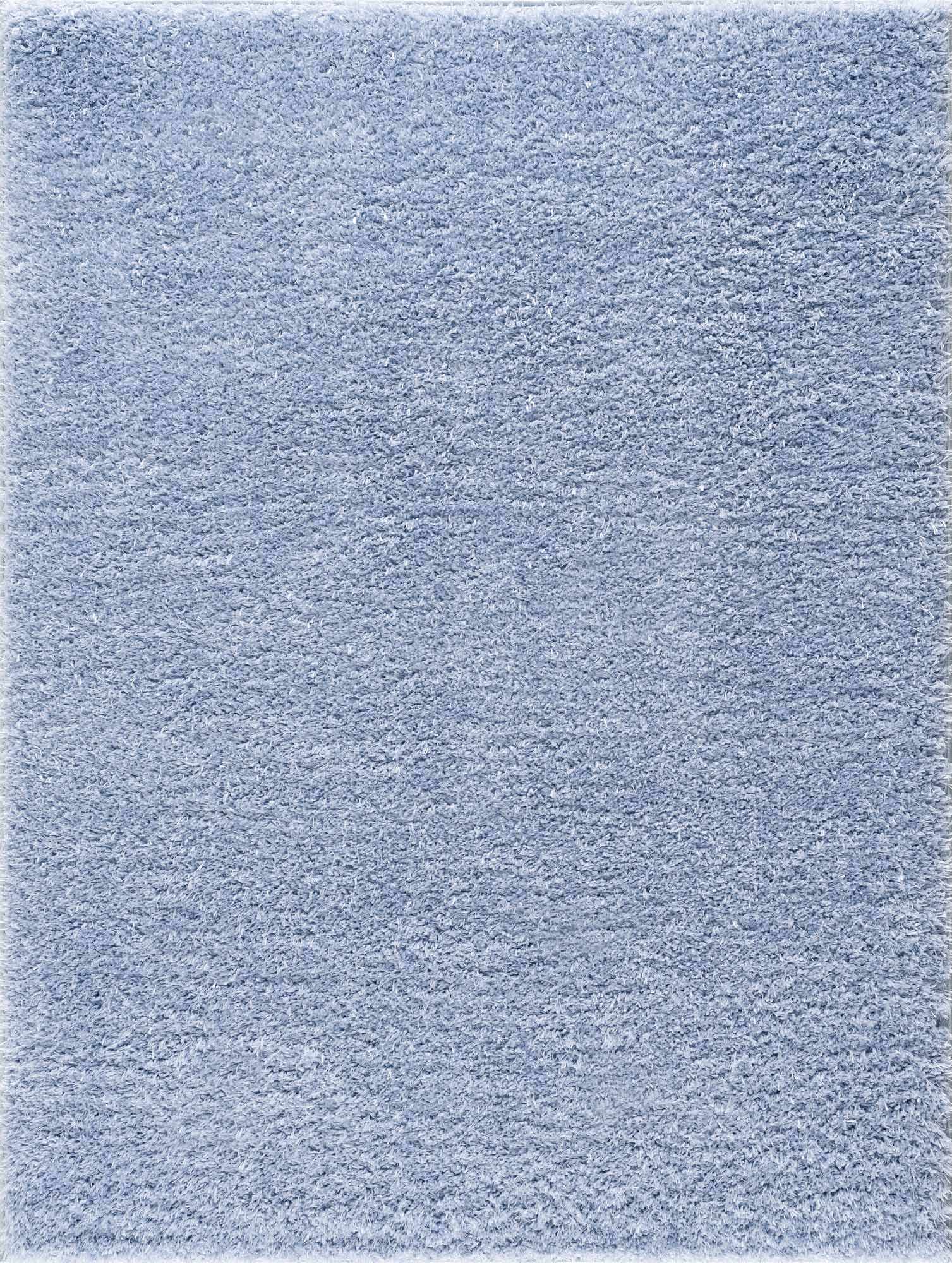 Faina Solid Aqua Shag Washable Area Rug - Clearance by Boutique Rugs