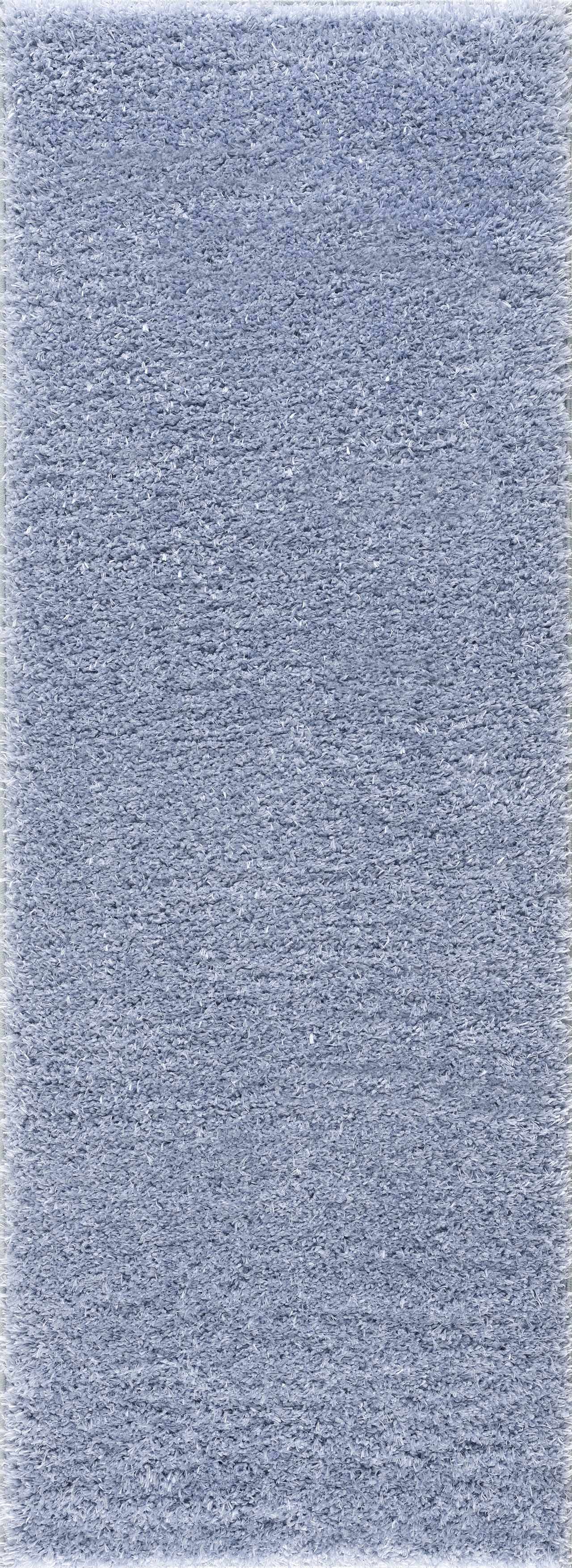 Faina Solid Aqua Shag Washable Area Rug - Clearance by Boutique Rugs