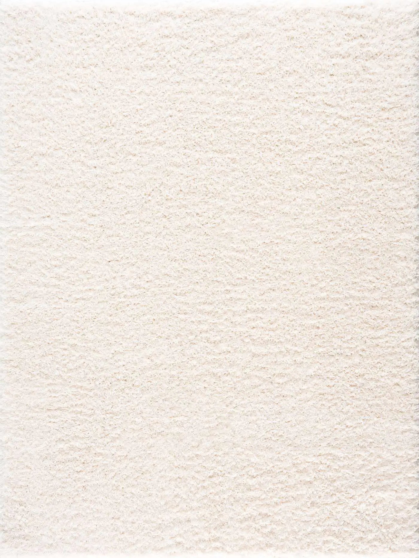 Faina Solid Cream Shag Washable Area Rug - Clearance by Boutique Rugs