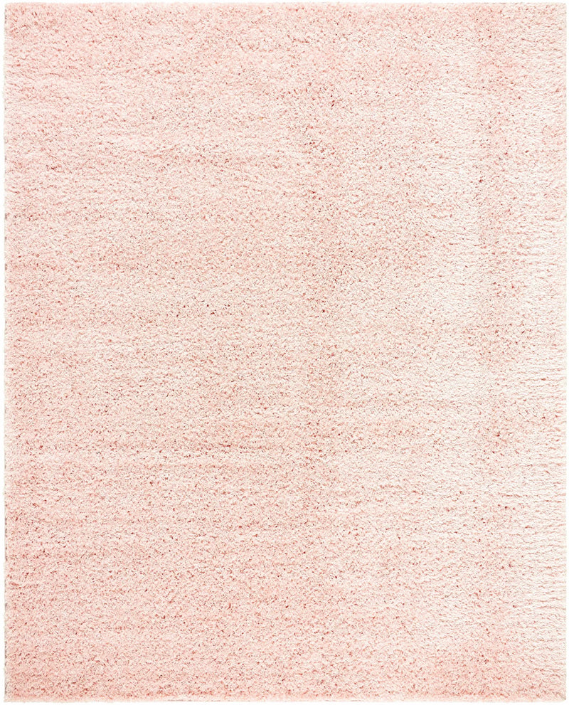 Faina Solid Pink Shag Washable Area Rug - Clearance by Boutique Rugs