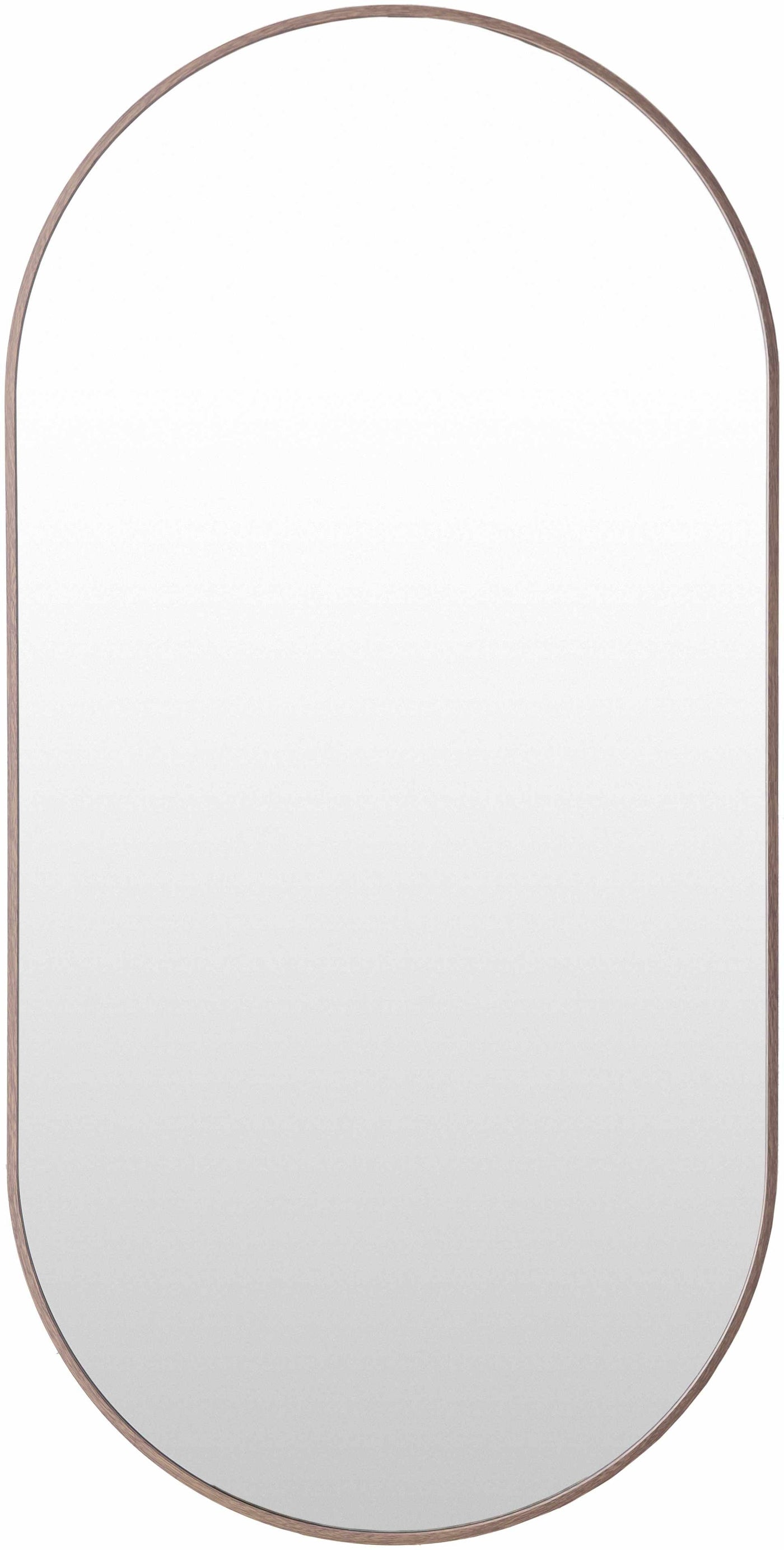 Hagenburg Dark Brown Mirror by Boutique Rugs