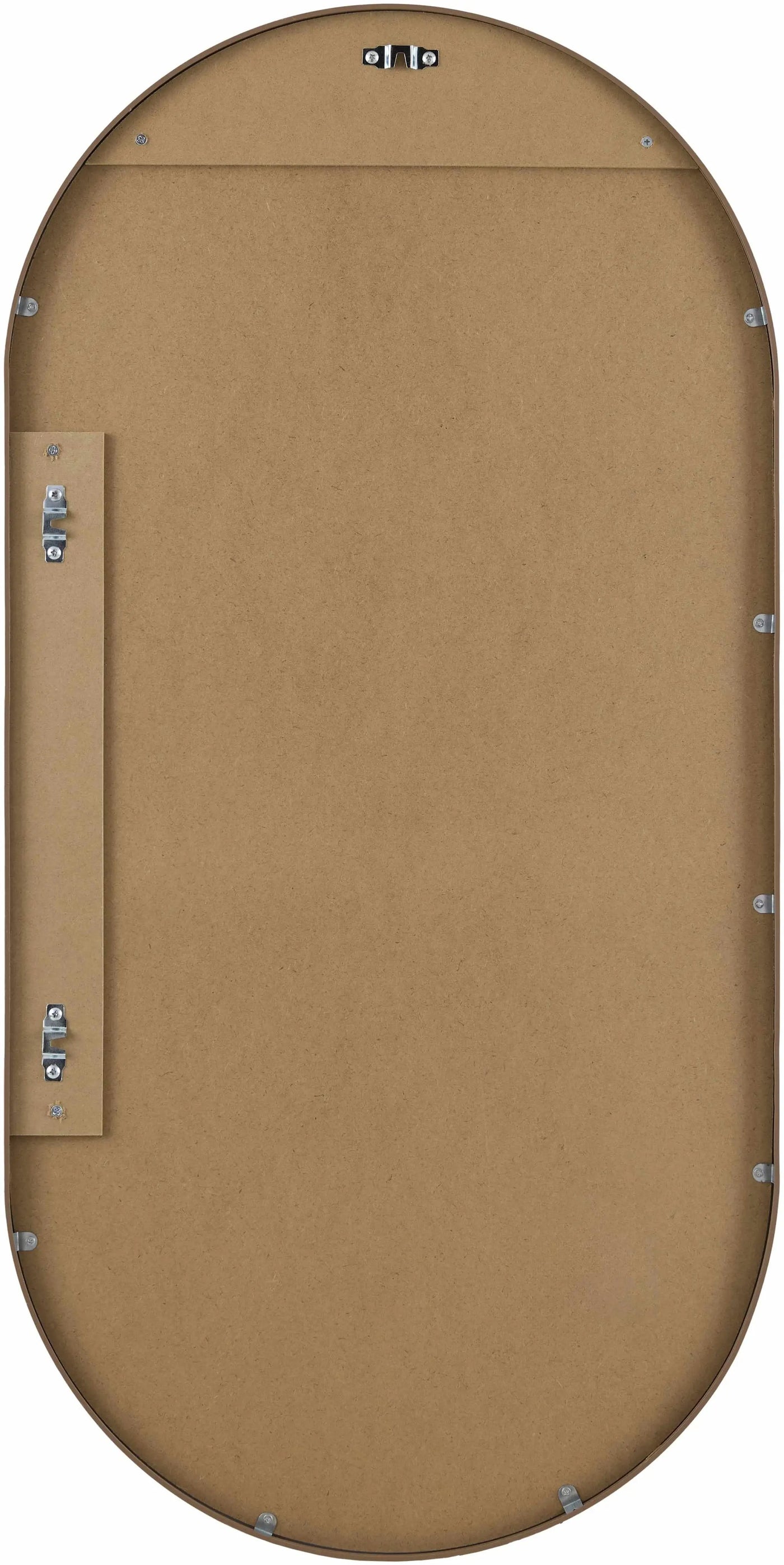 Hagenburg Dark Brown Mirror by Boutique Rugs