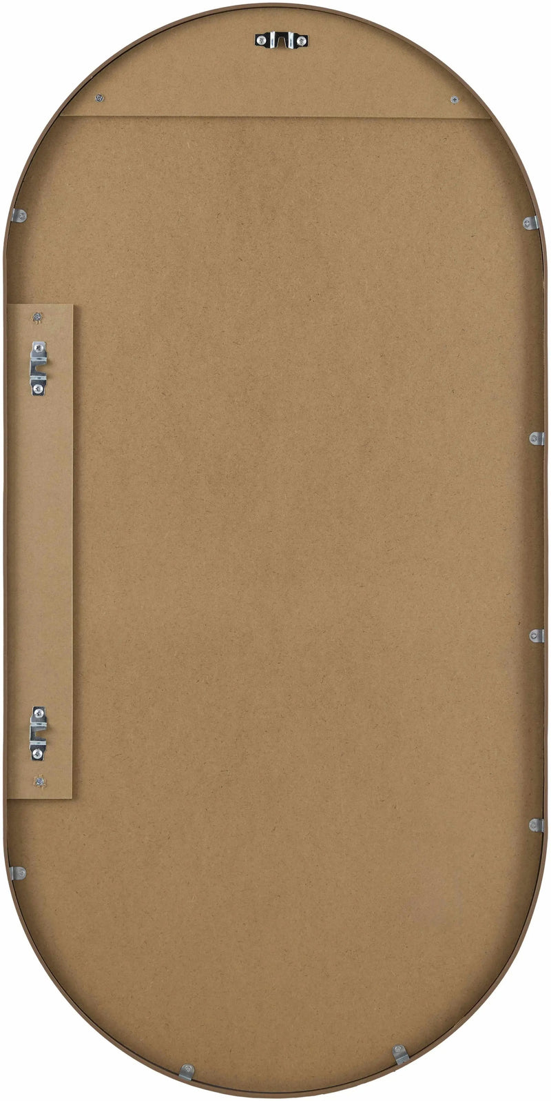 Hagenburg Dark Brown Mirror by Boutique Rugs