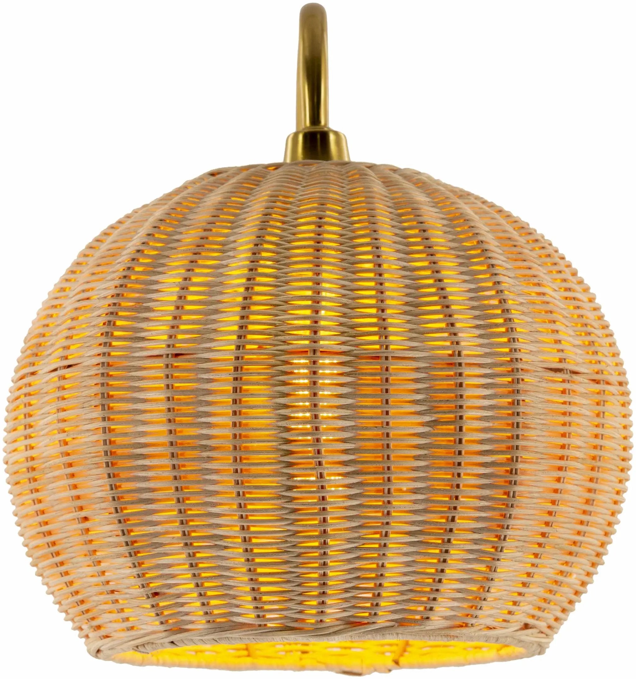 Hindang Rattan Wall Sconces by Boutique Rugs