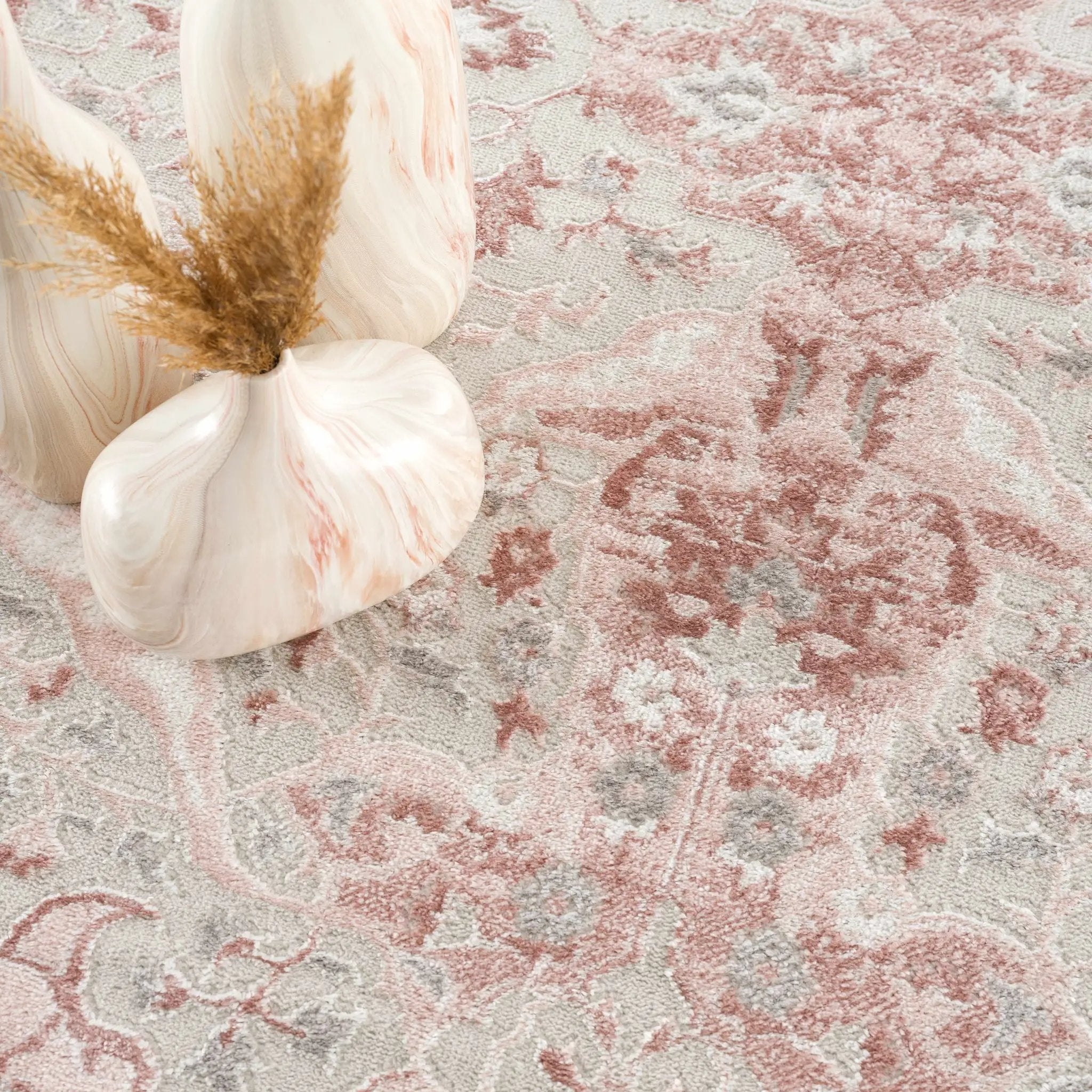 Zora Pink Area Rug by Boutique Rugs