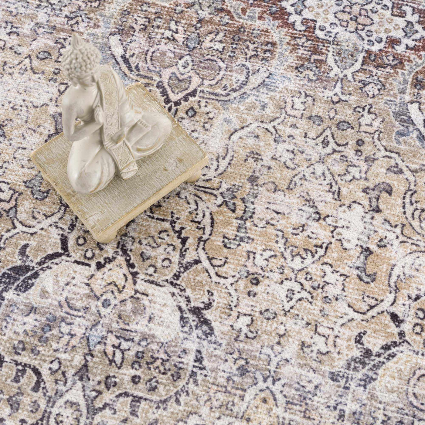 Olive Holi-2304 Washable Area Rug by Boutique Rugs