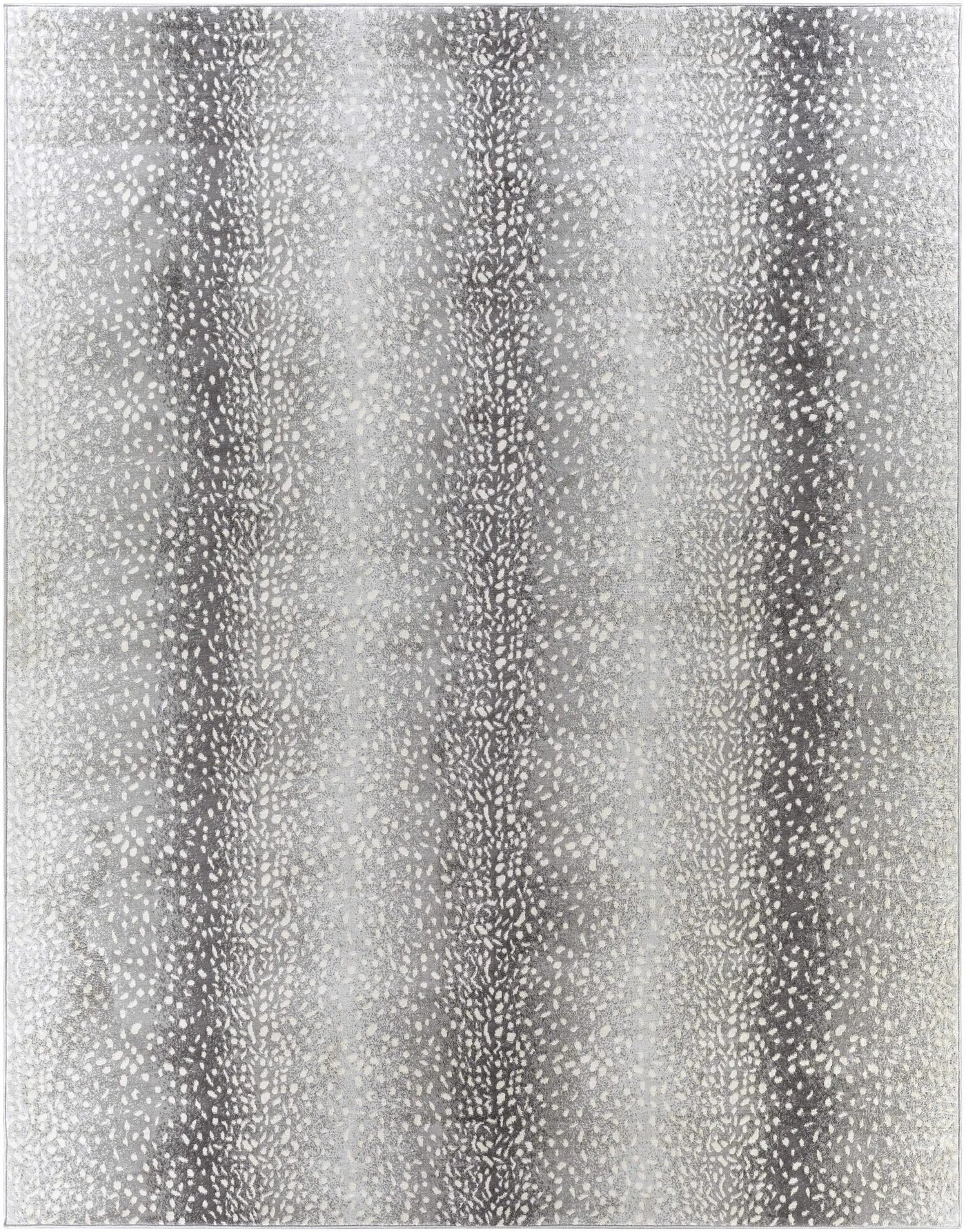 Pointblank Black&Gray Antelope Print Rug by Boutique Rugs