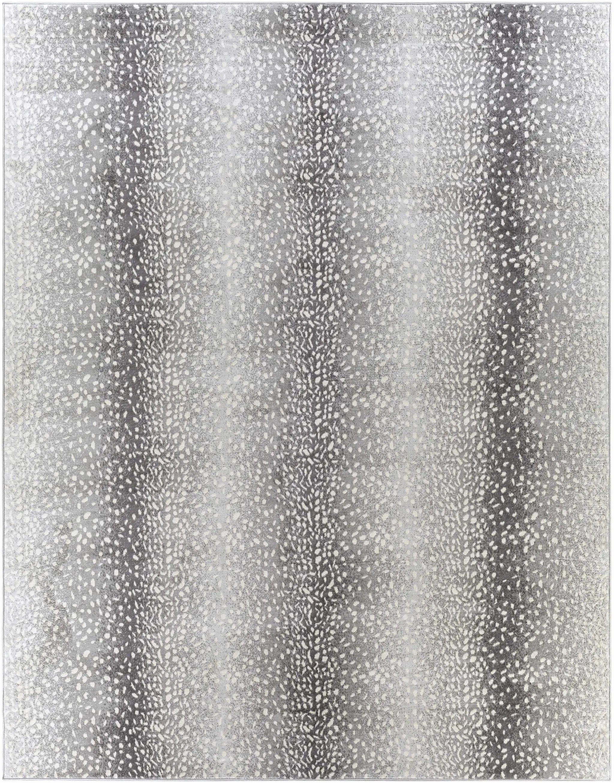 Pointblank Black&Gray Antelope Print Rug by Boutique Rugs