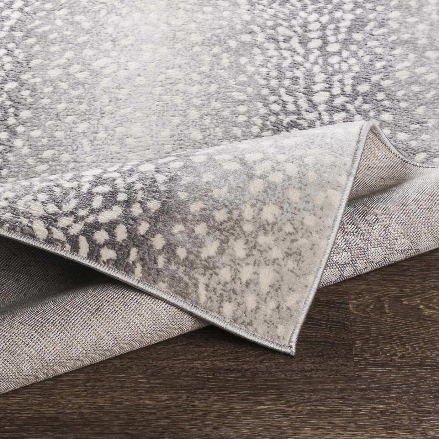 Pointblank Black&Gray Antelope Print Rug by Boutique Rugs