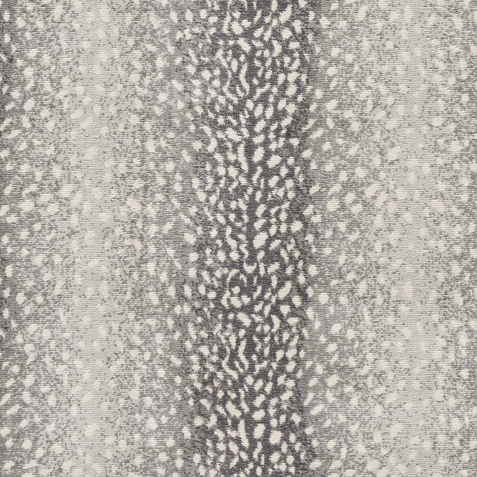 Pointblank Black&Gray Antelope Print Rug by Boutique Rugs