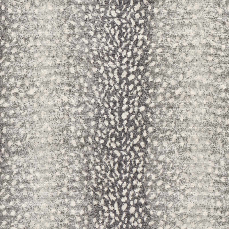 Pointblank Black&Gray Antelope Print Rug by Boutique Rugs