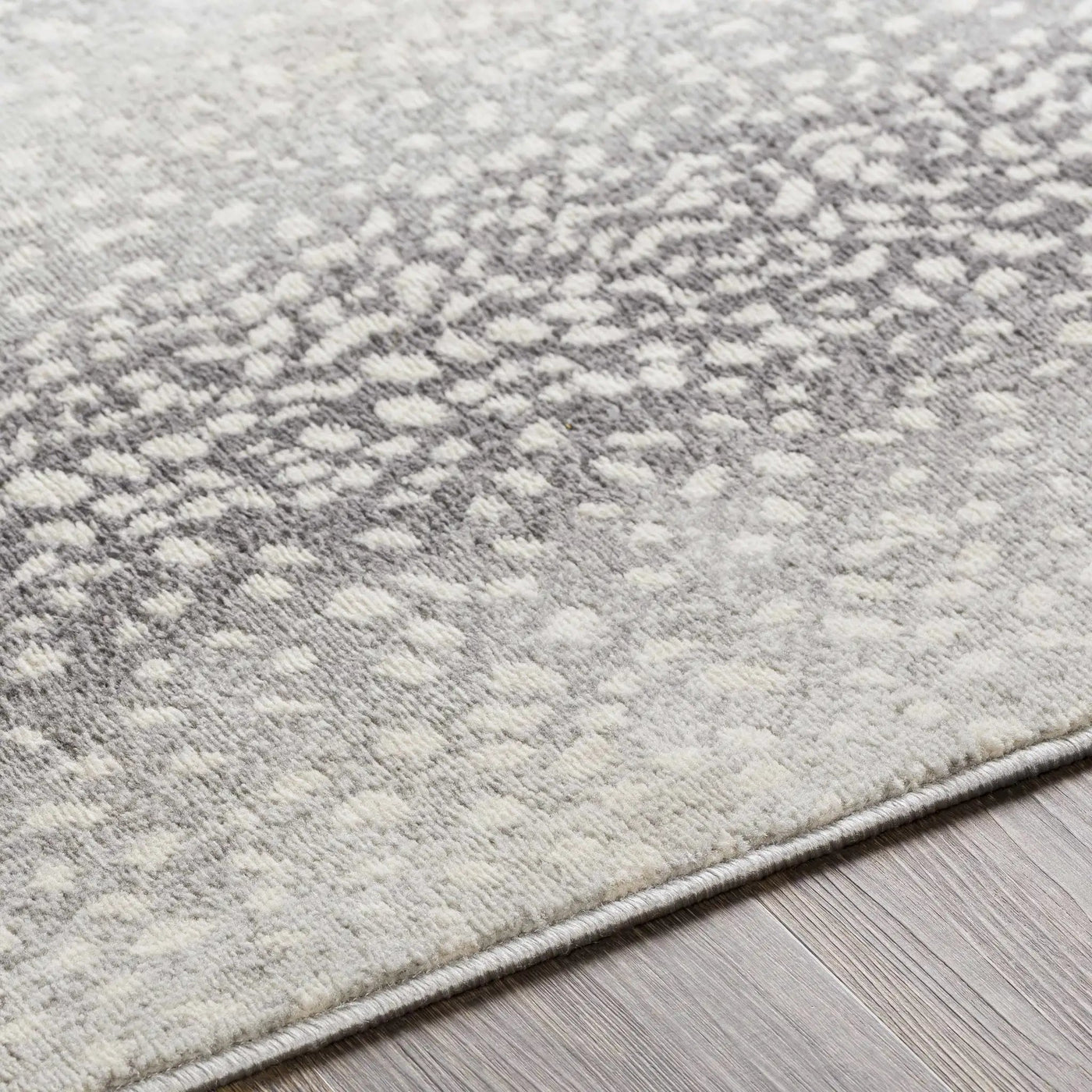 Pointblank Black&Gray Antelope Print Rug by Boutique Rugs