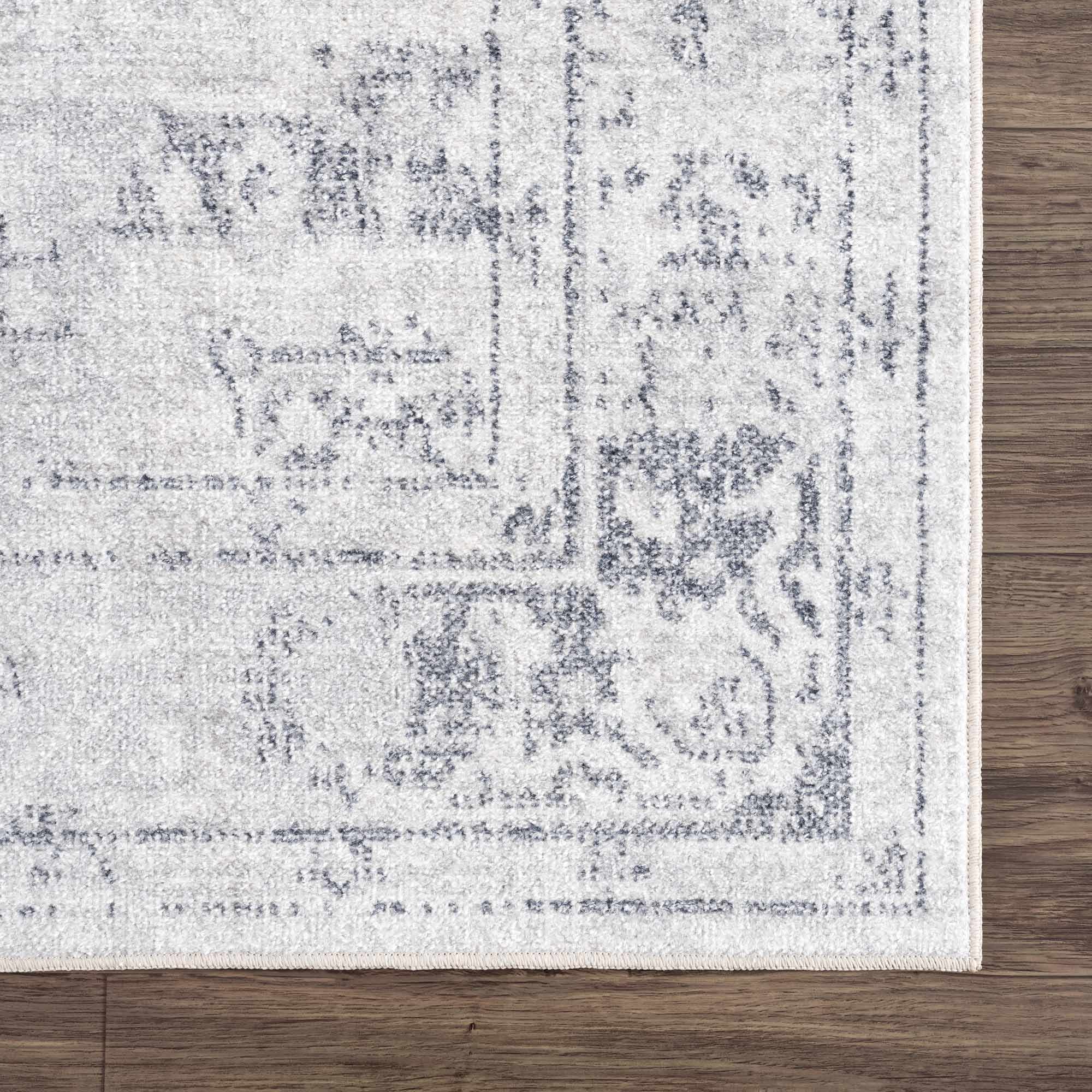 Akram Antrasit Flat Pile Washable Rug by Boutique Rugs