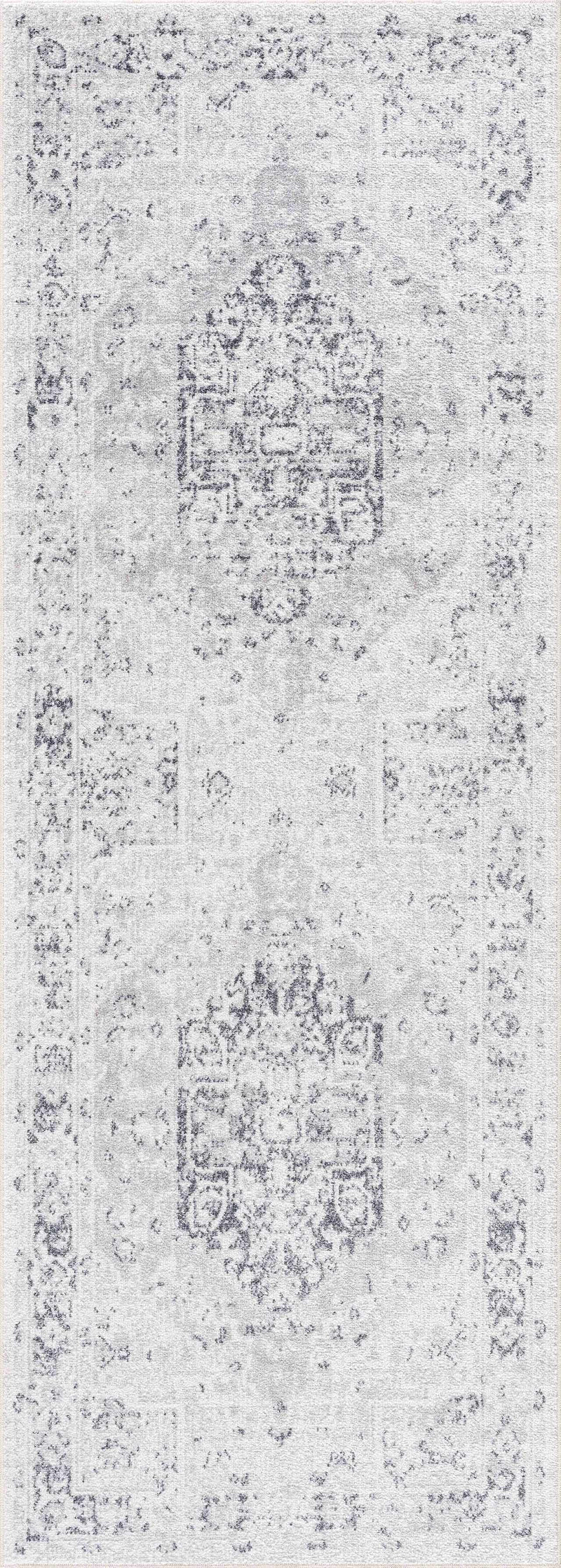 Akram Antrasit Flat Pile Washable Rug by Boutique Rugs