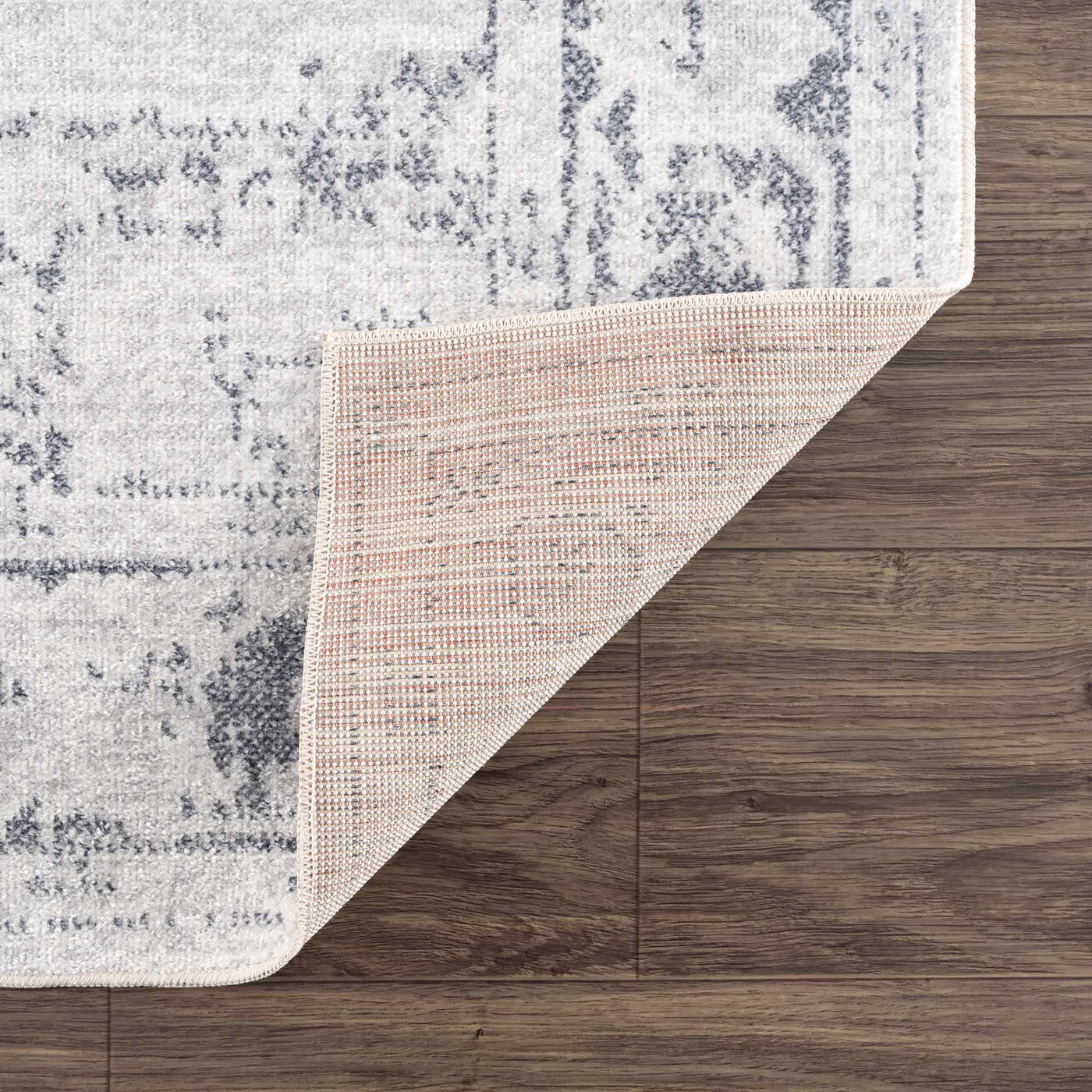 Akram Antrasit Flat Pile Washable Rug by Boutique Rugs