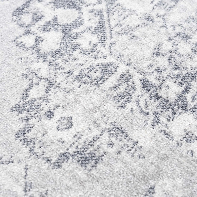 Akram Antrasit Flat Pile Washable Rug by Boutique Rugs