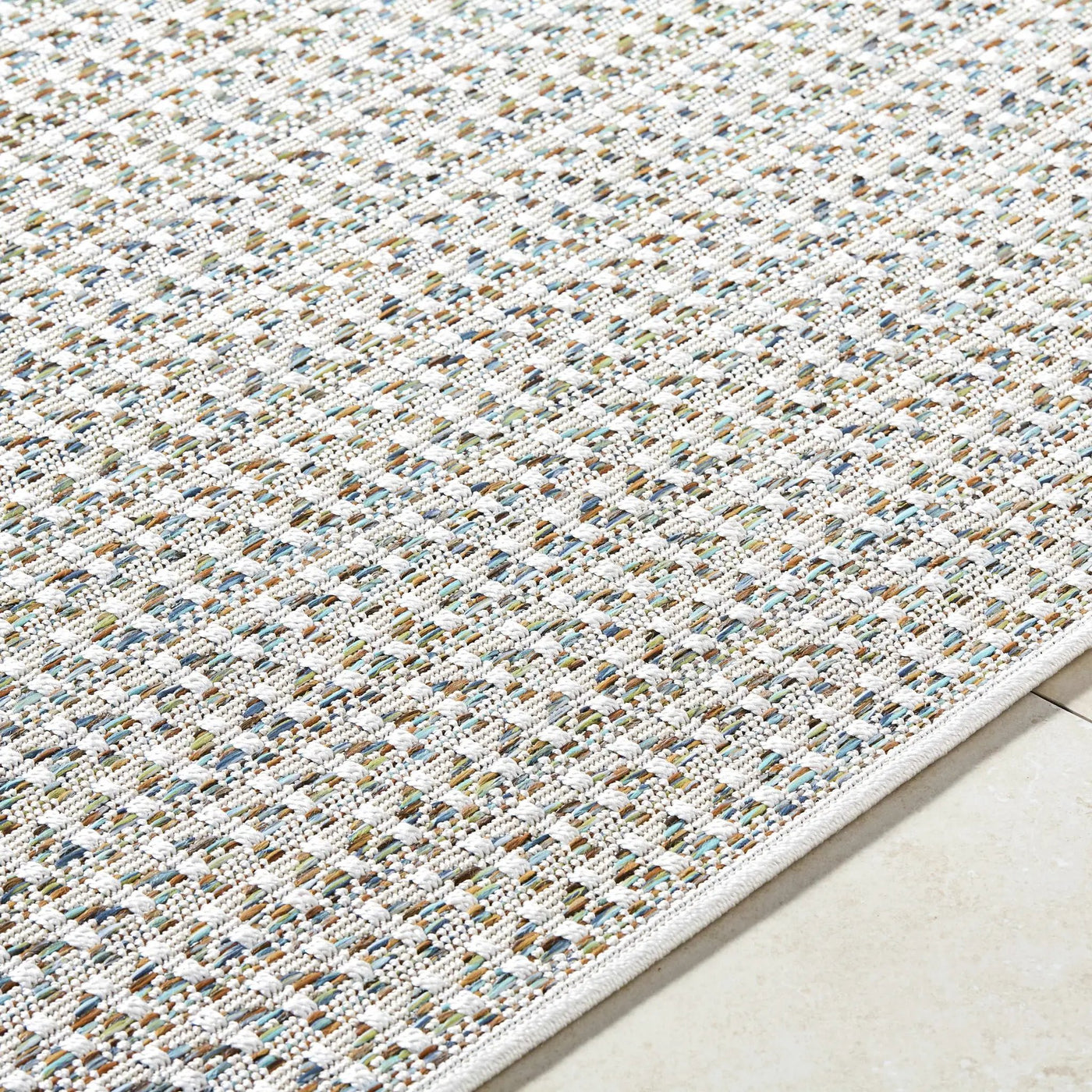 Ataret Ivory Outdoor Area Rug by Boutique Rugs