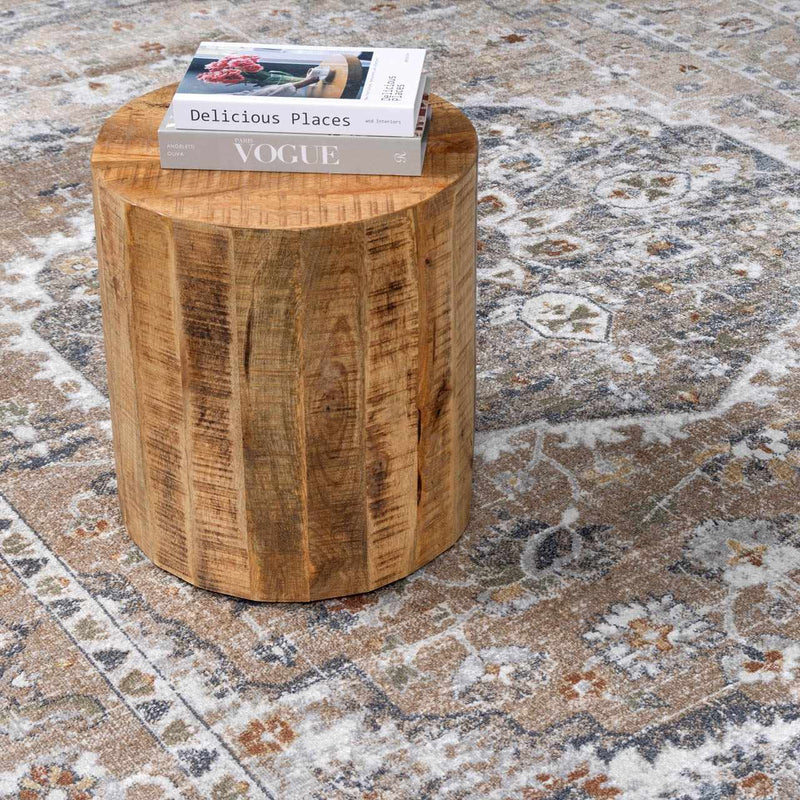 Hiti Beige Flat Pile Washable Rug by Boutique Rugs