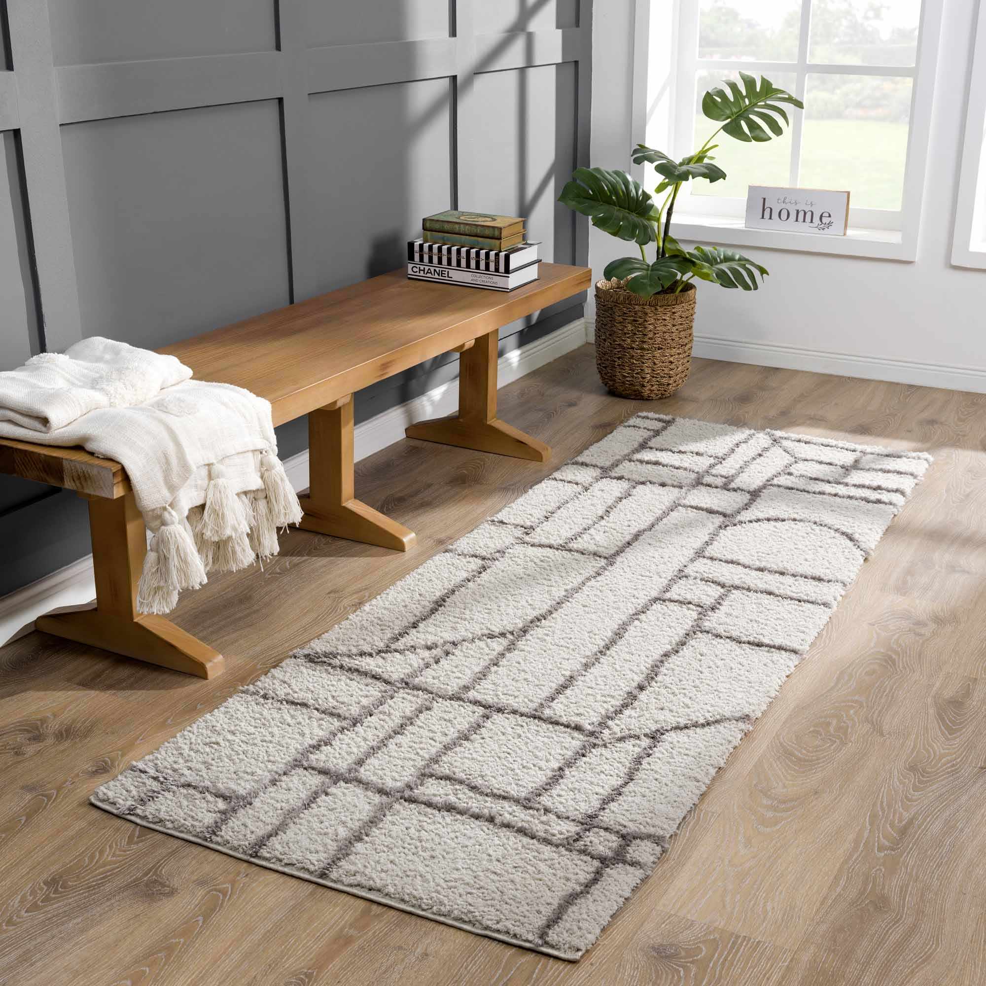 Andia Gray Area Rug - Clearance by Boutique Rugs