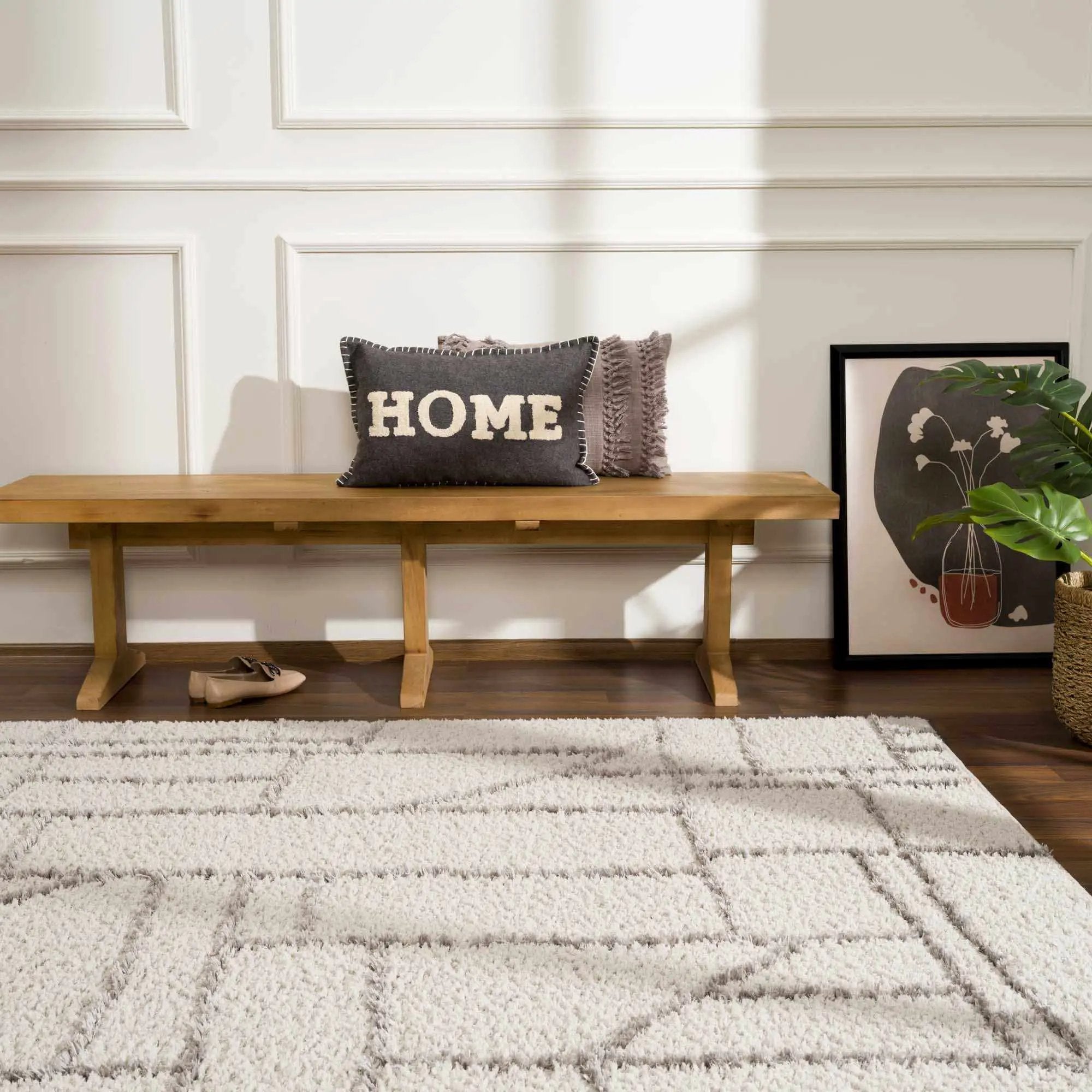 Andia Gray Area Rug - Clearance by Boutique Rugs