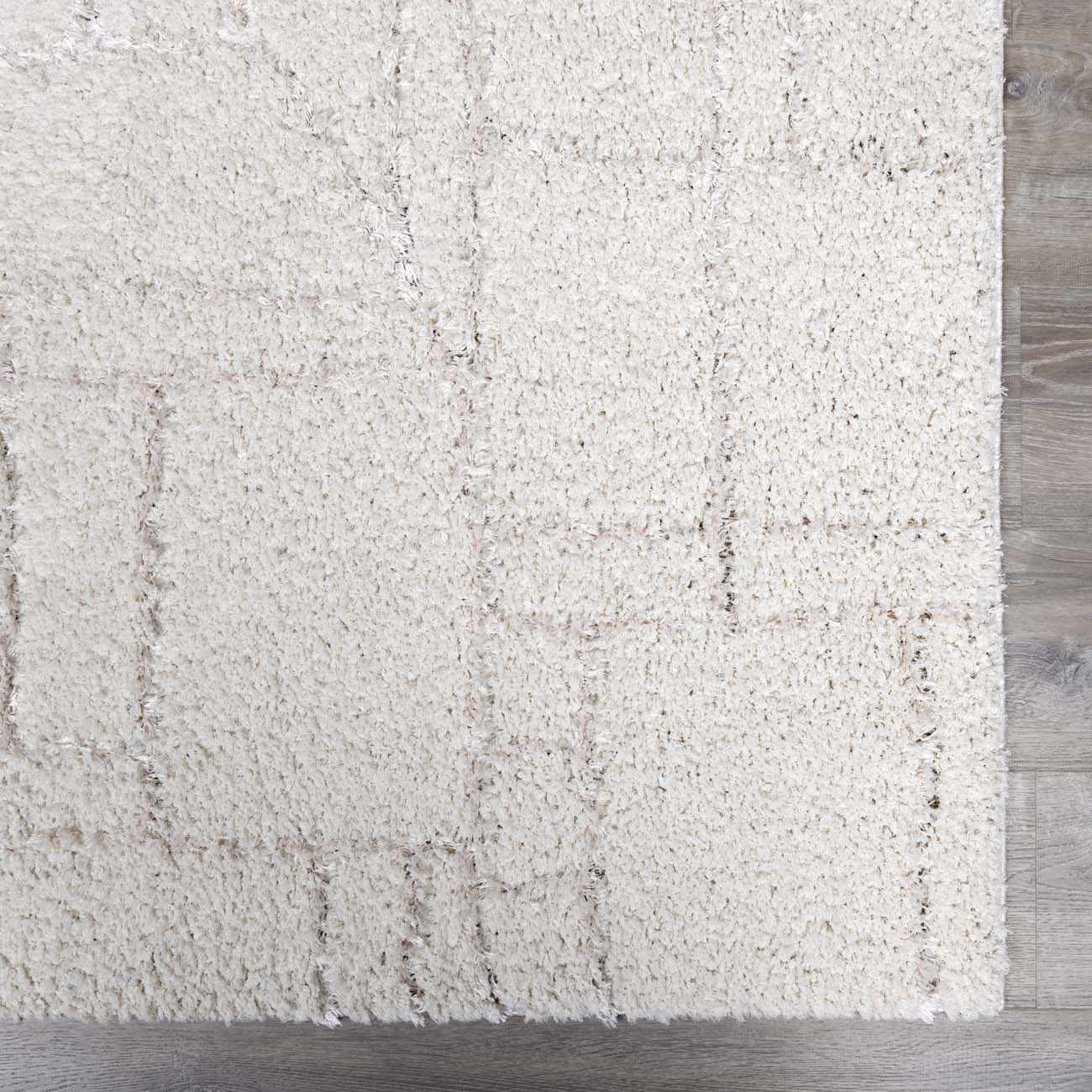 Andia Plush Grid Rug - Clearance by Boutique Rugs