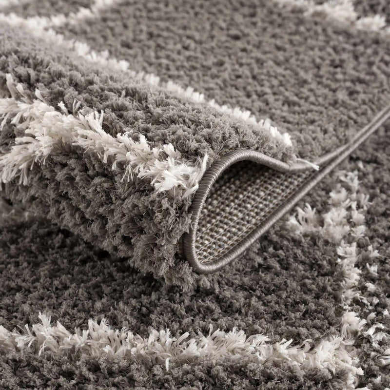 Andia Charcoal Area Rug - Clearance by Boutique Rugs