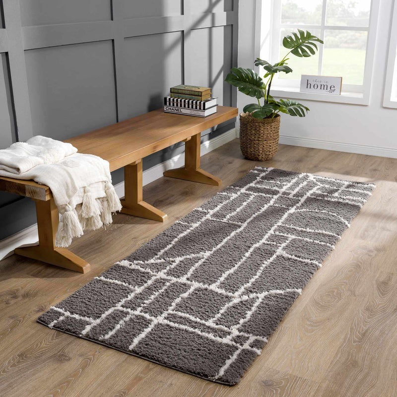 Andia Charcoal Area Rug - Clearance by Boutique Rugs