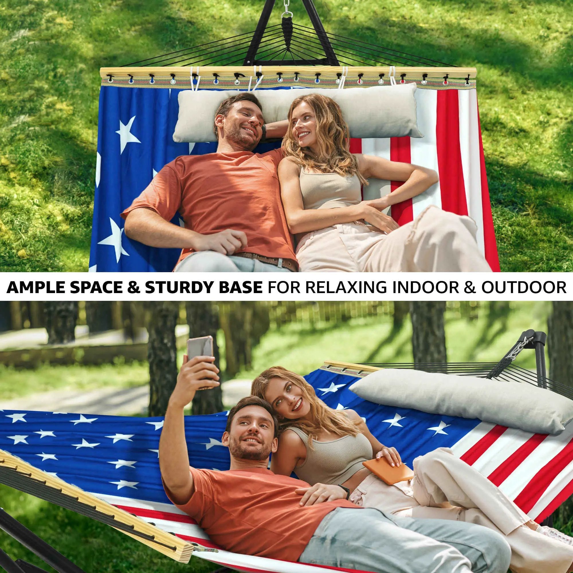 Tranquillo Unity Canvas Hammock Stand for Ultimate Relaxation by Megsu