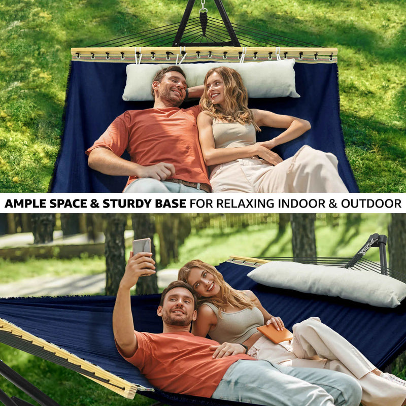 Tranquillo Unity Canvas Hammock Stand for Ultimate Relaxation by Megsu