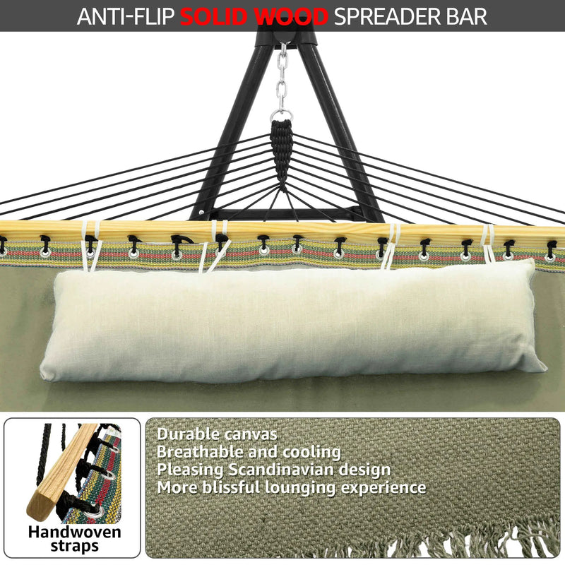 Tranquillo Unity Canvas Hammock Stand for Ultimate Relaxation by Megsu