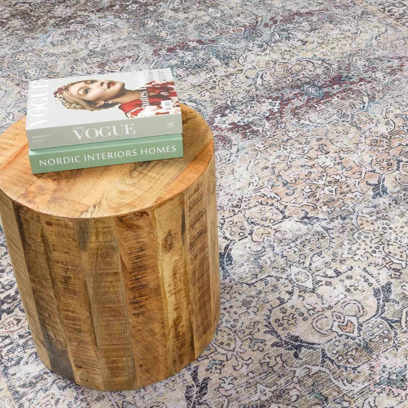 Olive Holi-2304 Washable Area Rug by Boutique Rugs