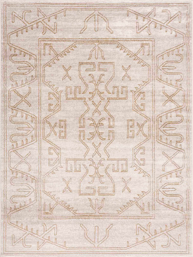 Divya Cream & Gold Area Rug - Clearance by Boutique Rugs