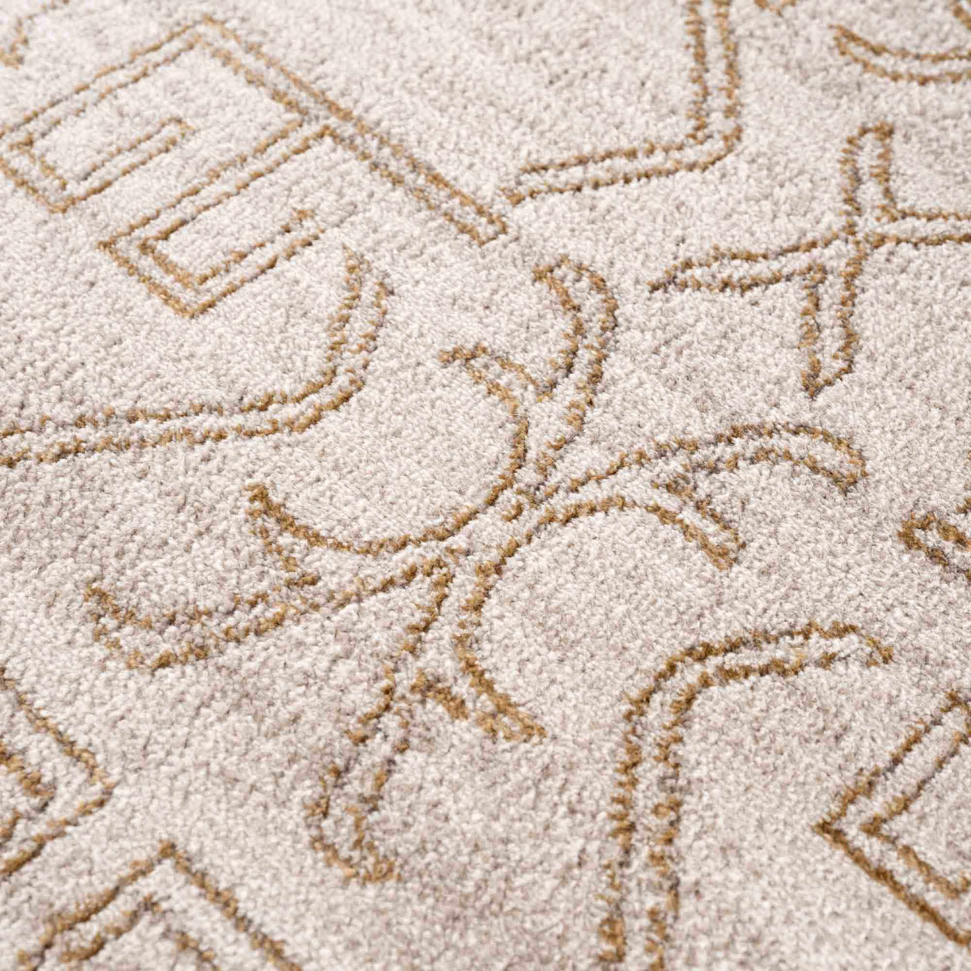 Divya Cream & Gold Area Rug - Clearance by Boutique Rugs